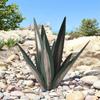 27cm/10.6in Tequila Rustic Sculpture Metal Agave Plant Home Decor Rustic Hand Painted  Garden Ornaments