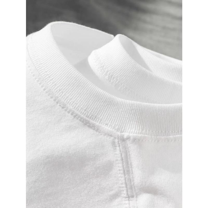 TH441 New Women's T-Shirt, CIAO Letter Design Print, Fashionable Casual Printed Tee, Neck Short Sleeve, Sweat-Absorbent and Breathable,