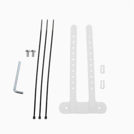 Wide Scope Bicycle Water Kettle Mount Adaptor Elastic Silicone Gel Bandage Bottle Cage Strap Seatpost Fork Frame Install 6