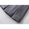 Summer Sexy Pure Desire Style V Waist Pleated Skirt High Waisted Slimming Academic Style Anti Exposure Skirt Trousers Short Skirt