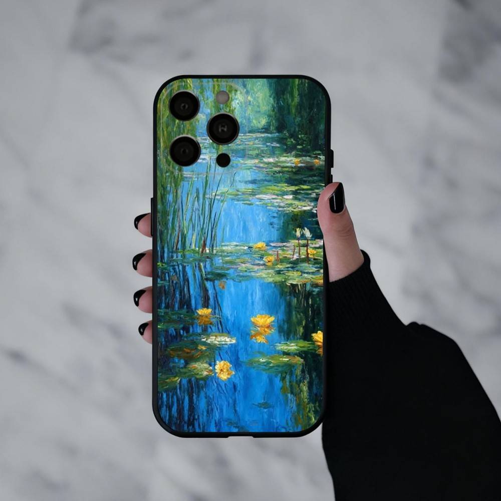 C-Claude-M-Monet-T Phone Case For iPhone 17pro, 16,15,14,13,12,11 X XR Plus,Others Soft Black Cover