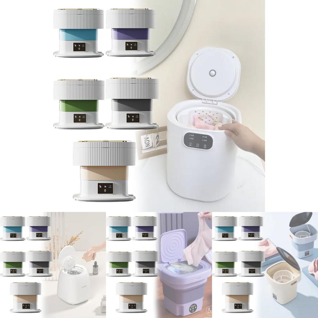 Home Cleaning Portable Washing Machine With Rotatable Function For Dorms And Baby Use