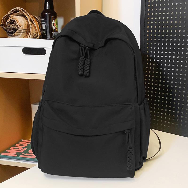 

School bag children primary school students junior high school students female backpack middle school students college students чёрный