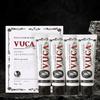 VUCA Classic Black Charcoal High Fluoride Bad Breath Care Vegan Toothpaste Herb Mint Flavor 110g Pack of 4