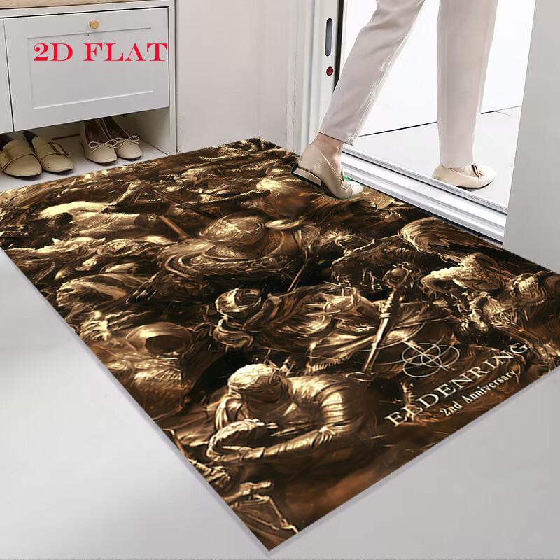Soulslike games Carpet Rug for Living Room Bedroom Home Sofa Decoration,Kids play Nonslip Floor Mat