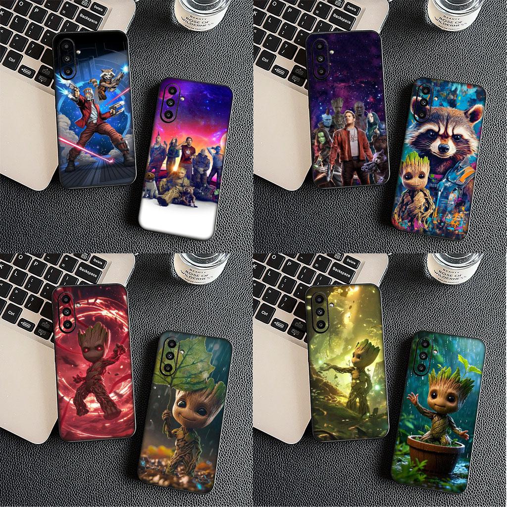 Phone Cover Guardians of the Galaxy Marvel Groots for Apple iPhone 16 15 14 11 Pro Max 7 8 Plus SE2 SE3 SE 2022 2020 Soft Case