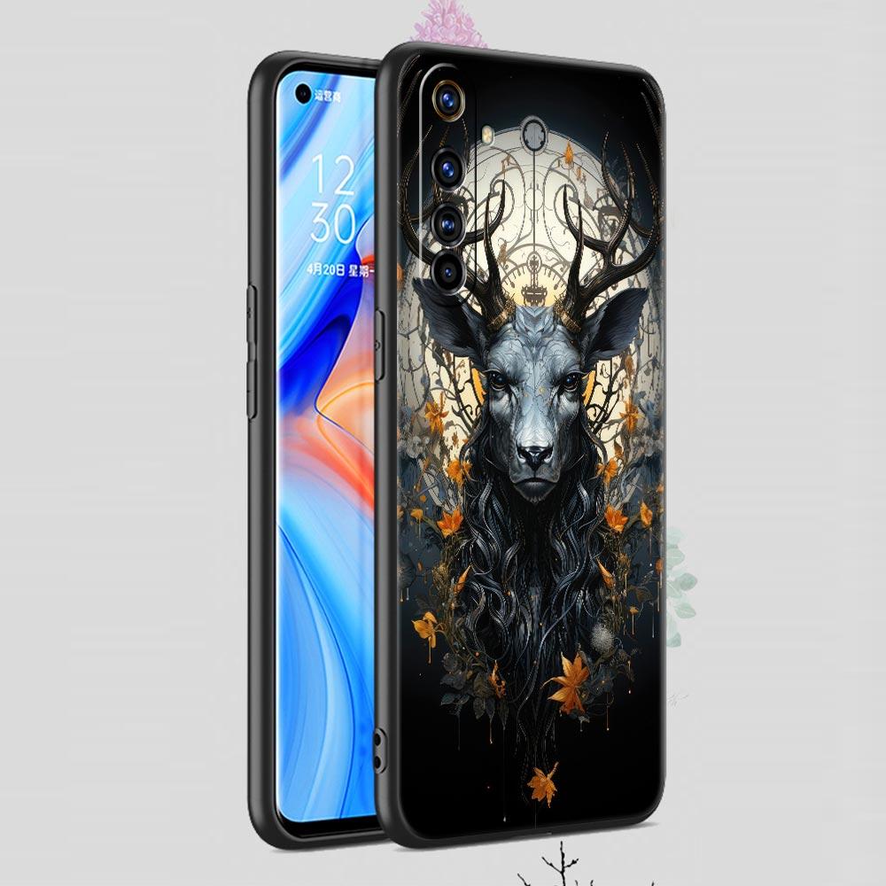 Deer Lichee Pattern Soft TPU For Realme 13 12 11 10 9 Pro Plus GT3 GT2 C21 C25 C35 C53 C55 C67 Pro 5G Phone Case Cover Funda Bag