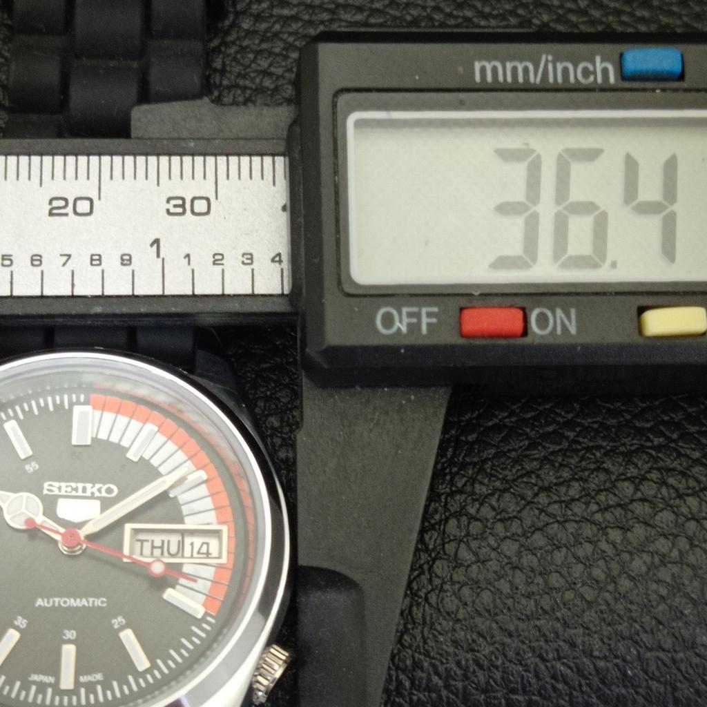 REFURBISHED SEIKO 5 AUTOMATIC 6309A VINTAGE JAPAN MENS BLACK WATCH a441131-4 Sk-a441131