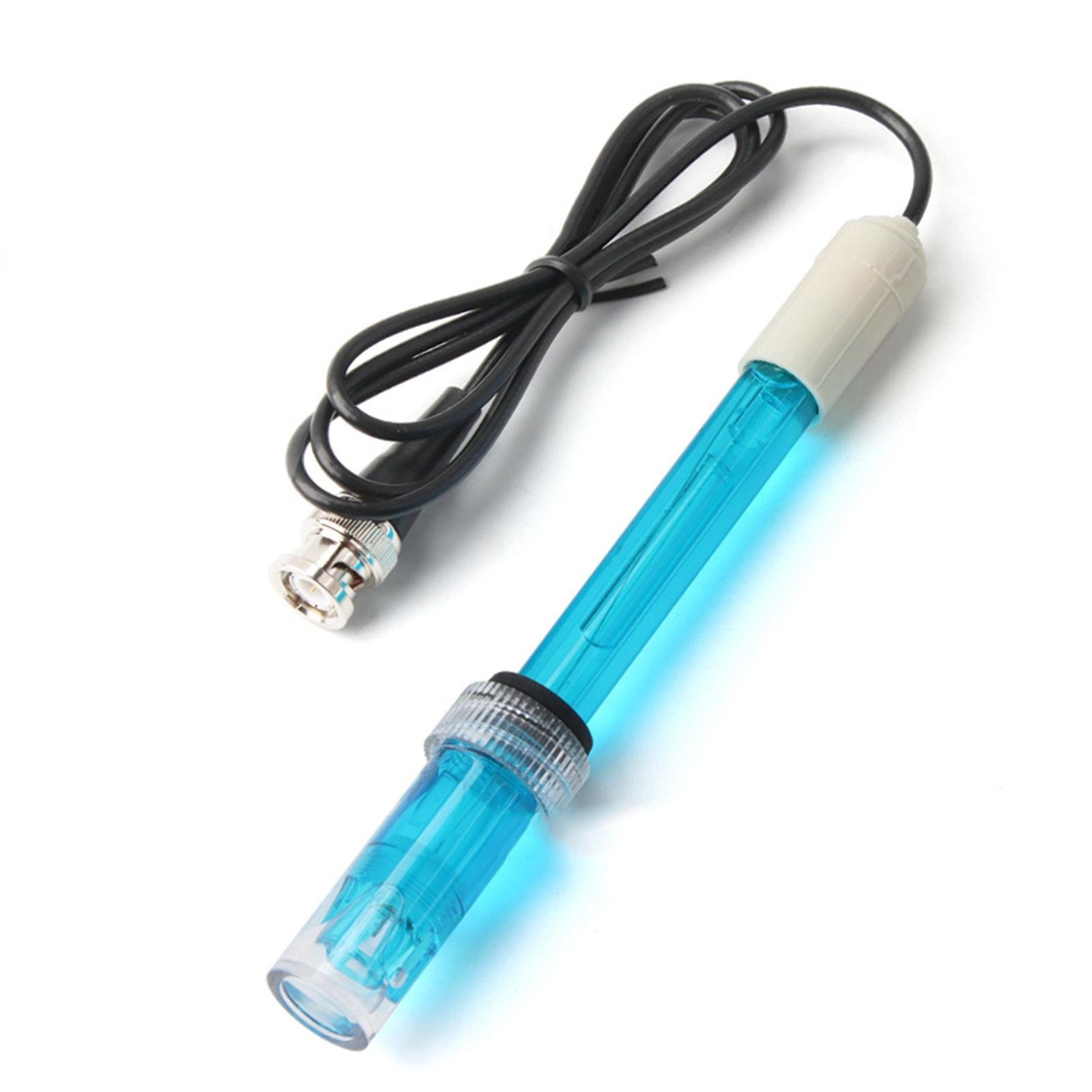 

PH Electrode Sensor Probe Laboratory Electrode Probe PH Meter Tester PH Probe BNC Connector For Water Analyzer Fish Tank синій