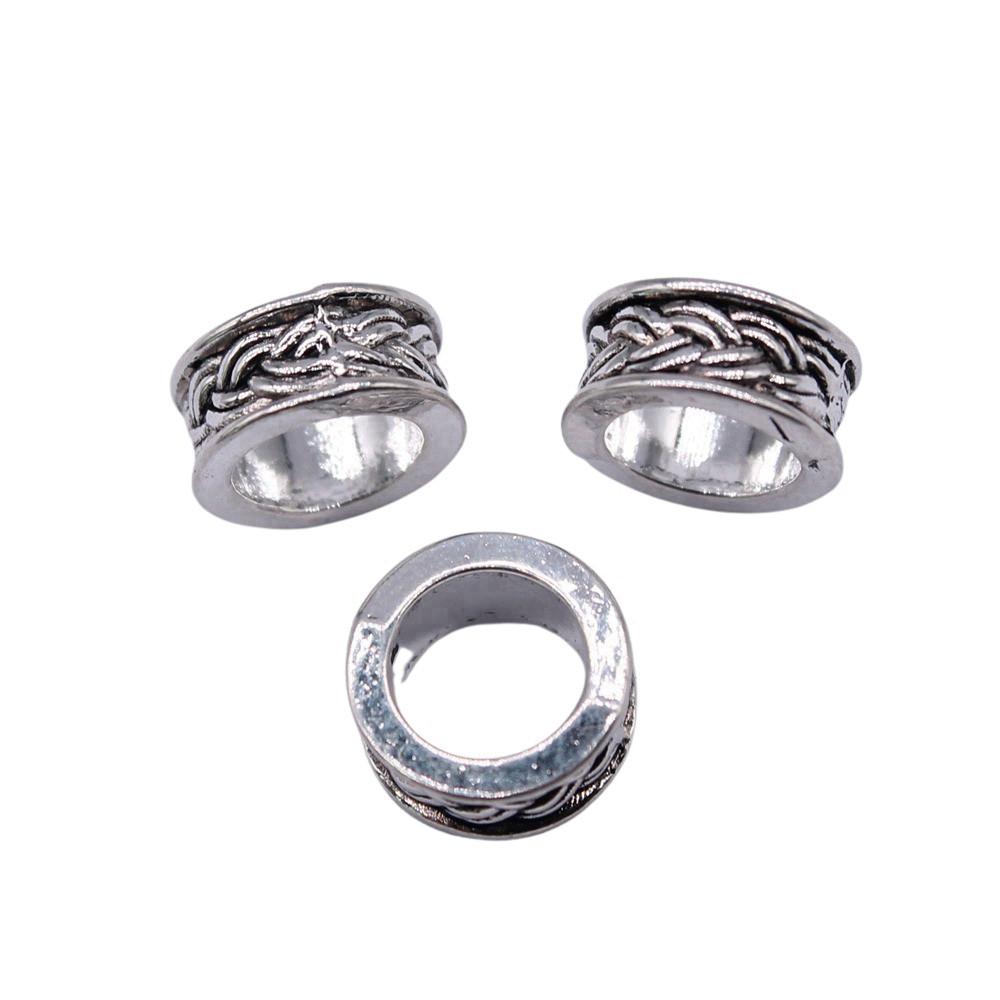 Large Hole Dot Spacer Beads Multi Color Charms For Bohemian Jewelry Findings
