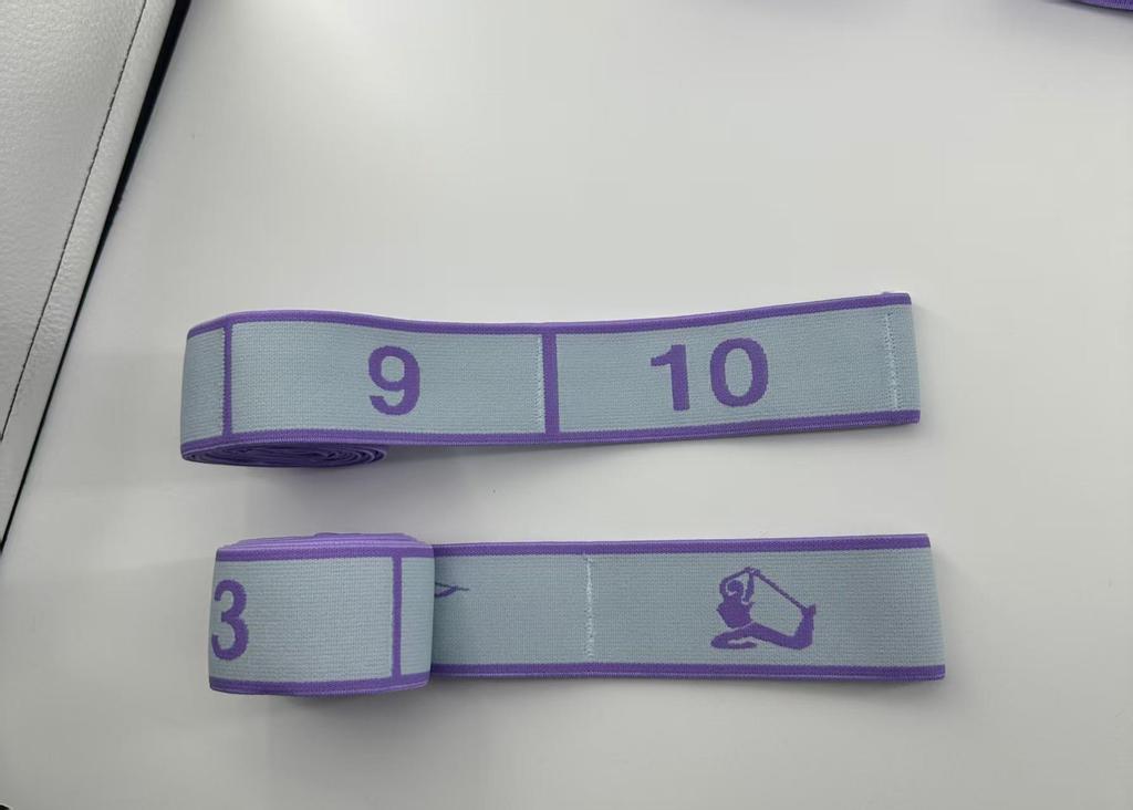 Kids' 8-Grid Stretch Band: Dance & Yoga Elastic Resistance Band
