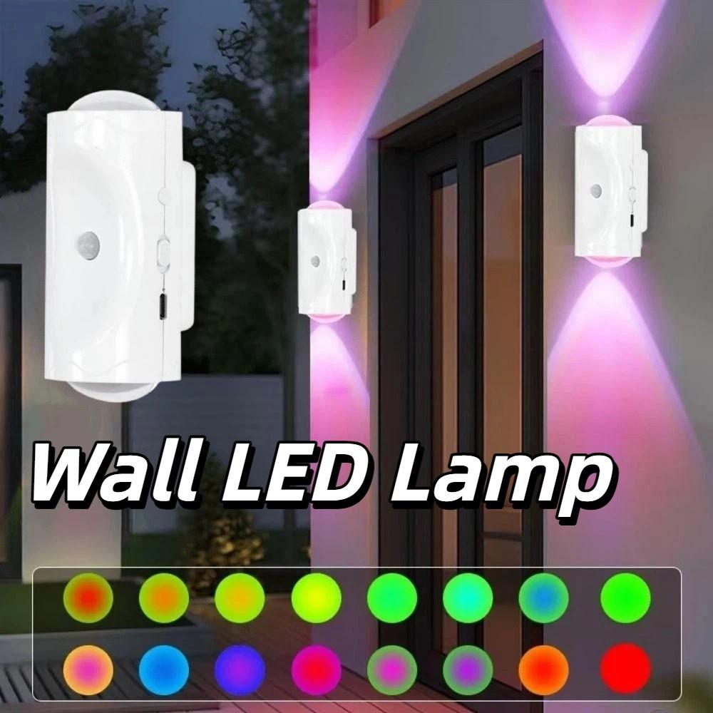 Dimmable Wall LED Lamp Wireless RGB Gradient Wall Lamp LED Closet Light  Kitchen