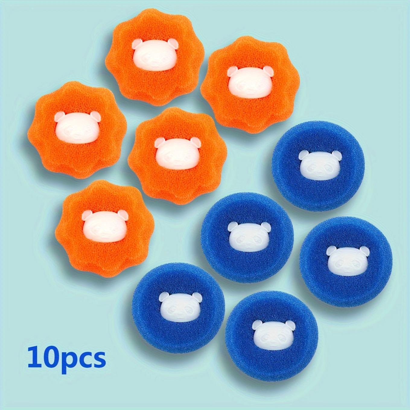 

Набор из 10 многоразовых шариков для удаления шерсти домашних животных, шариков для очистки одежды от катышков, ловушки для ворса для стиральных машин, фильтры для кошачьей шерсти и ворса.