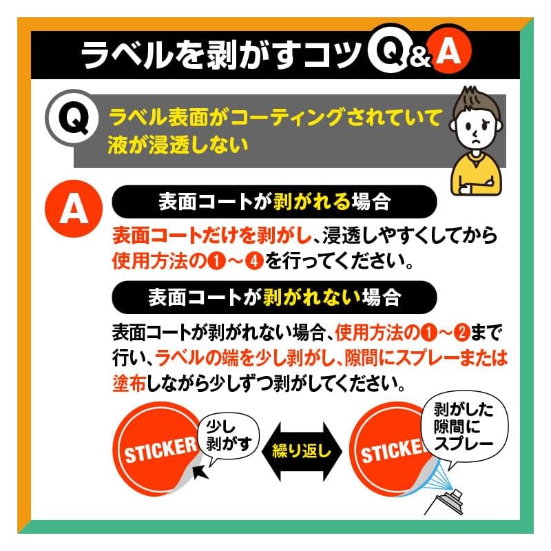 AZ (A-Z) Ultra-Strong Label Remover Raijin 180ml [Seal Remover/Label Remover/Label Removal/Seal Removal] 953