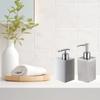 Stainless Steel Soap Dispenser, Refillable Manual Press Soap Dispenser,  for Hold Liquids, Shower Gels, Shampoos, Lotions