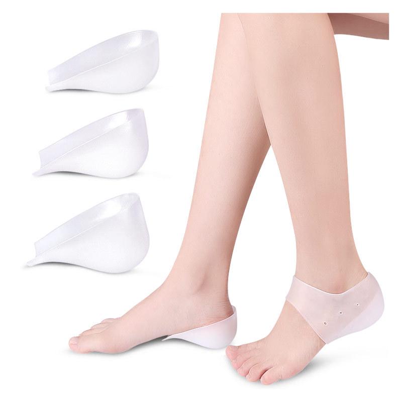 Demi-semelle Silicone Invisible Augmentant la Hauteur Amortissante pour Sports Décontractés