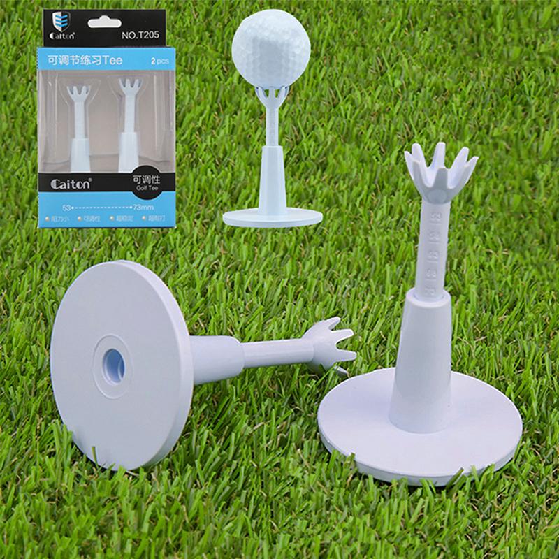 1/2Pcs Adjustable Golf Ball Holder Golf Tee Golf Swing Trainer Golf Practice Tees Golf Accessories