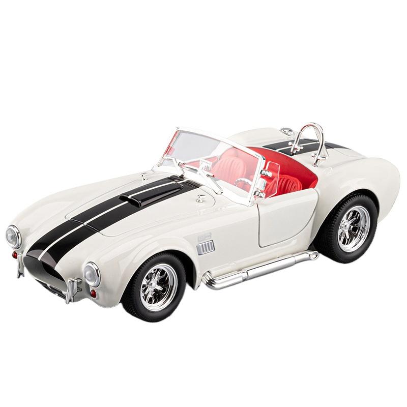 1/24 Ford Shelby Cobra 427 S/C Alloy Model Car Toy Diecasts Casting Sound and Light Car Toys for Children Vehicle