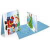 8Pcs Creative Diamond Mosaic Card Christmas DIY Homemade Rhinestone Greeting Cards for New Year Birthday Gifts
