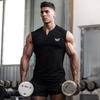 Muscleguys Summer Trend Slim Solid Sports Sleeveless T-shirt Men's Korean Version of The Social Youth Bottoming Breathable Top Fitness Vest