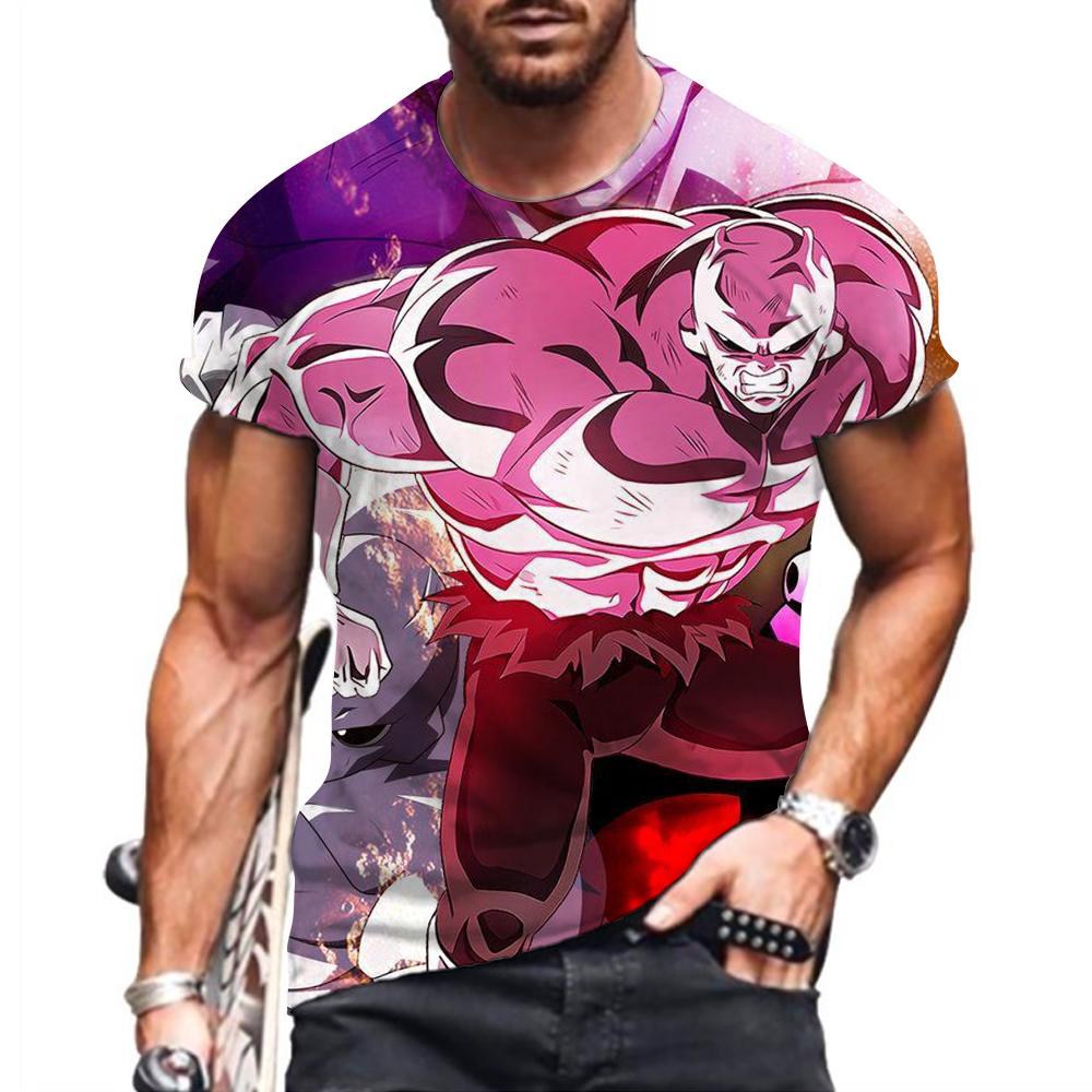 Essentials Dragon Ball Z T-shirt Men 2023 Men's Vegeta Goku Oversized Shirts Hip Hop Clothing Harajuku Style Trend Tops Fashion