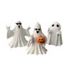 Halloween Little Ghost Ornaments Middle Finger Love Pumpkin Ghost Fun Desktop Decoration Home Office Desk Decoration