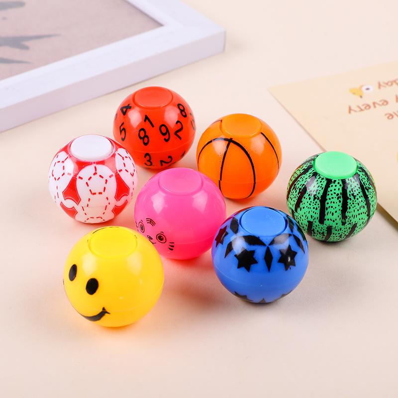 Nostalgic Creative Decompression Finger Gyro Egg Toy 35Mm Vent Decompression Football Fingertip Gyro