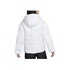 Nike Logo Print Solid Color Hooded Loose Jacket Women Outerwear White FB7673-100