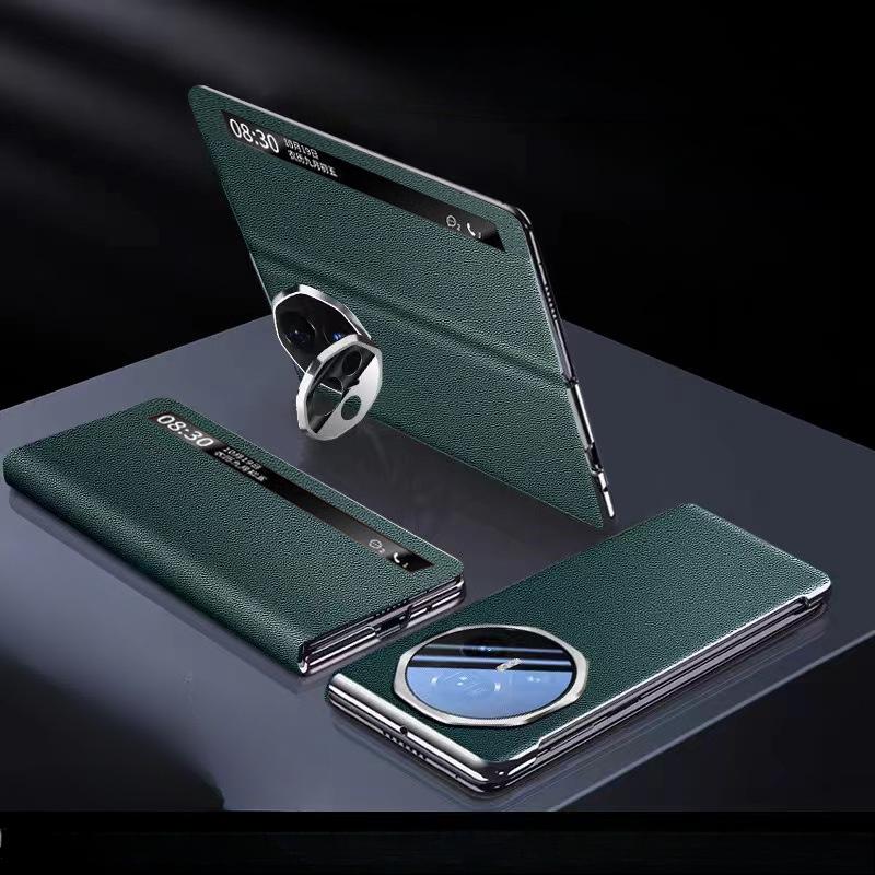 

Чехол для телефона HONOR Magic V3, Держатель для объектива, Умная откидная крышка, Деловой мужской чехол для громкой связи Honor Magic V3