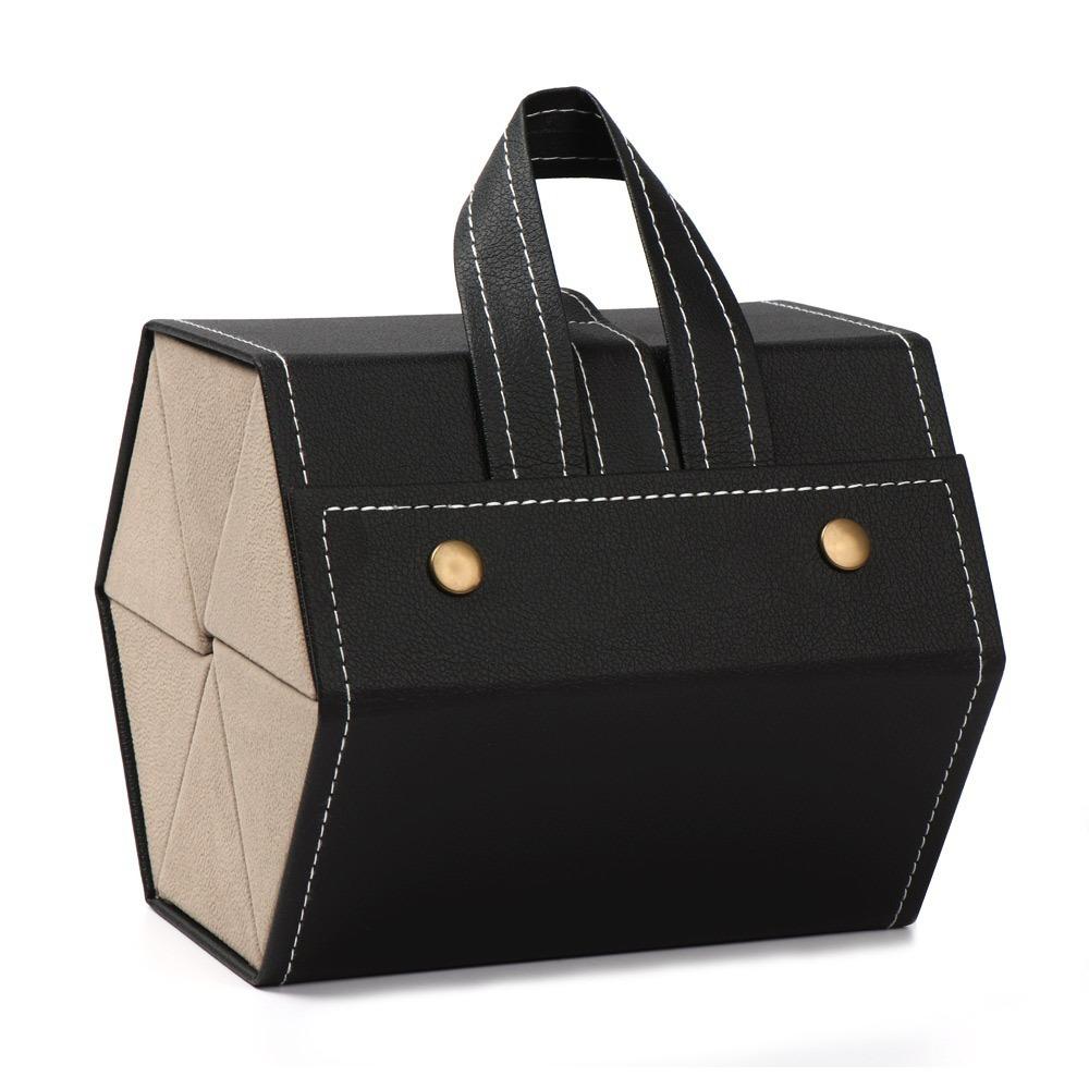 PU Leather Travel Portable Sunglasses Case Eyeglasses Holder Glasses Organizer Storage Box