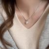 Pearl Butterfly Necklace Female Design Sense High Sense Does Not Fade Accessories Collarbone Chain Tide