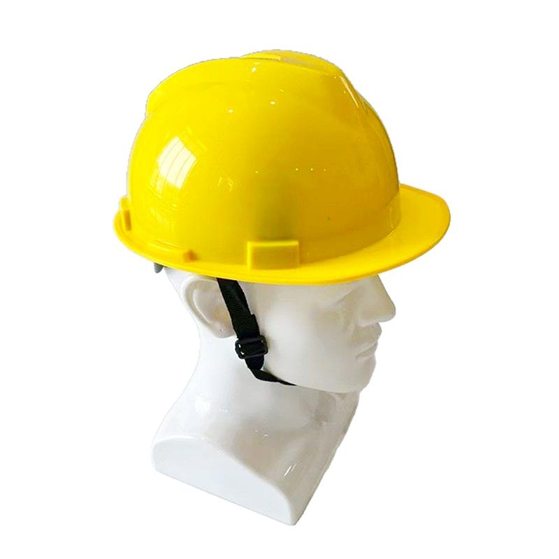 Capacete de Segurança PE em Forma de V Ajustável Fácil de Notar Para Trabalhadores da Construção Capacete Protetor Resistente a Impactos