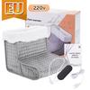 New 26*28*22cm Electric Heated Foot US/EU Warmers Soft Feet Heating Pad 9-gear Adjustable Temperature Electric Shoe Heating Pad 1pc