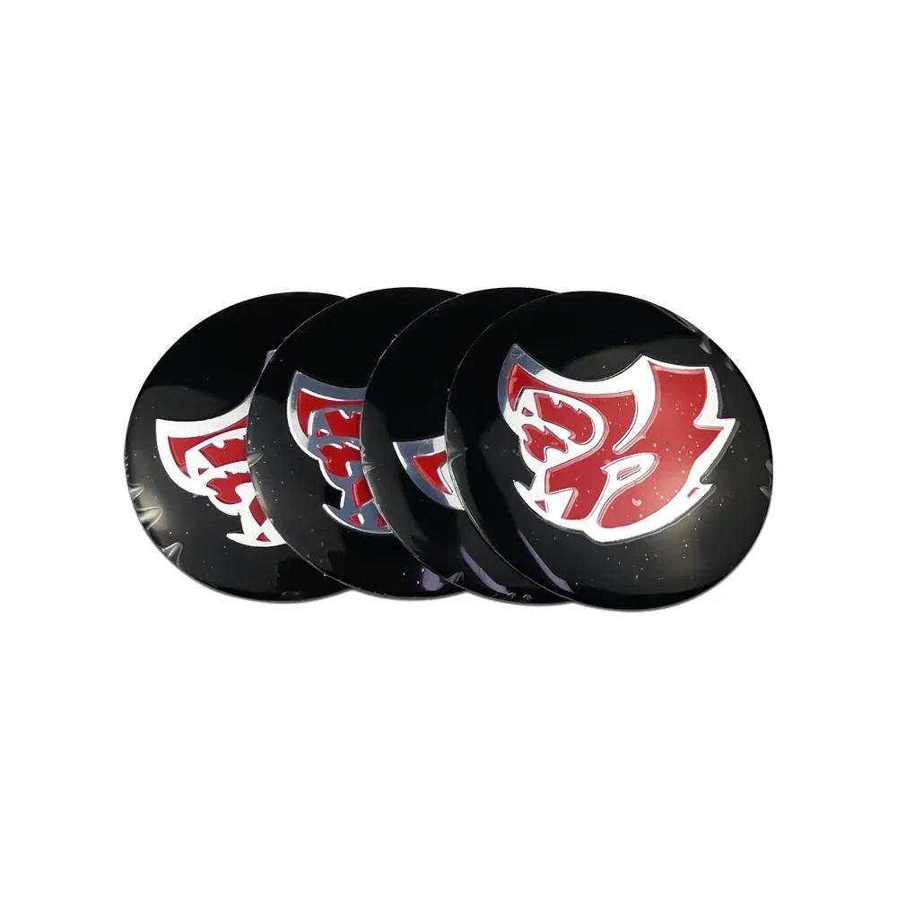 4PCS Alloy Car Wheel Center Emblem Hub Sticker for Dodge AVENGER CALIBER CARAVAN Challenger CHARGER DART NITRO RAM Accessories PP2