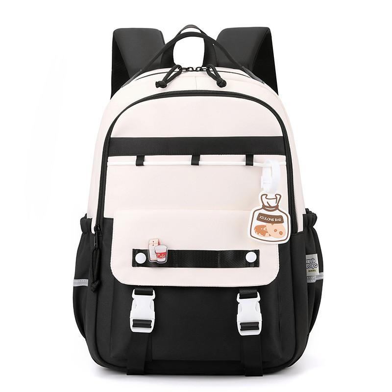 Trendy Nylon Backpack For Students And Travelers Stylish Casual College Book Bag