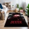 1pc Dexter Dark Portrait Printed Chair Rug for Home Office Use, Living Room Kitchen Game Room Area Carpet