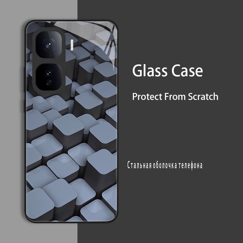 For Vivo IQOO Neo 10 Pro Neo10 Case Cover Tempered Glass Case Hard CoqueBumper For iQOO Z9 Turbo Z9S Pro Z9X Protect Case