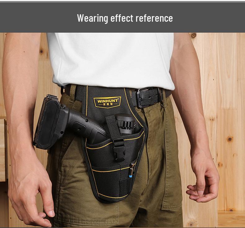 Langlebiger Elektriker Werkzeuggürtel: Multifunktionale Canvas-Hüfttasche für tragbare Aufbewahrung