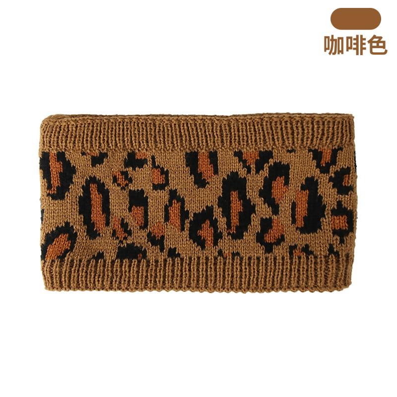 Knitted Headband Women Winter Warm Hair Band Sport Headwrap With Fleece Lining Plaid