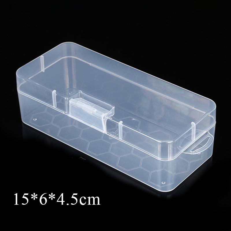 Storage Organizer Box Pencil Case Large Capacity Plastic Pencil Box Pencil Case School Supplies Student Clear Office Supplies