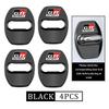 4Pcs Zinc Alloy Car Door Lock Buckle Protective Covers For S3 GRsport Hilux Aygo Yaris Corolla Rav4 CHR Auris JH3