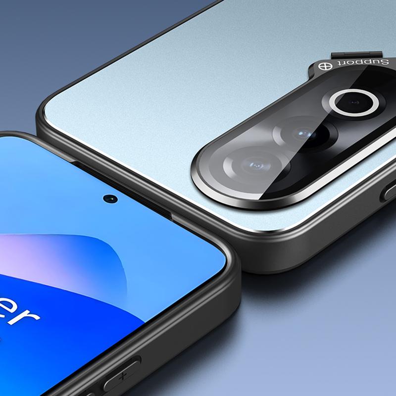 For OnePlus Ace 3V 5G Case with Lens Kickstand Shockproof PC+TPU Phone Cover