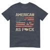 American As Fck Ar15 Rifle Patriotic Pro Gun Rights Usa Tshirt