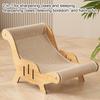 cat lounge chair  Kittens Scratching Recliner Sofa scratch-resistant Cat claw board Multi-Functional Sisal cat Scratcher Bed