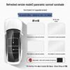 Tesla Model 3/Y Ice Crystal Sunroof Sunshade - Heat Insulation & Folding Protection