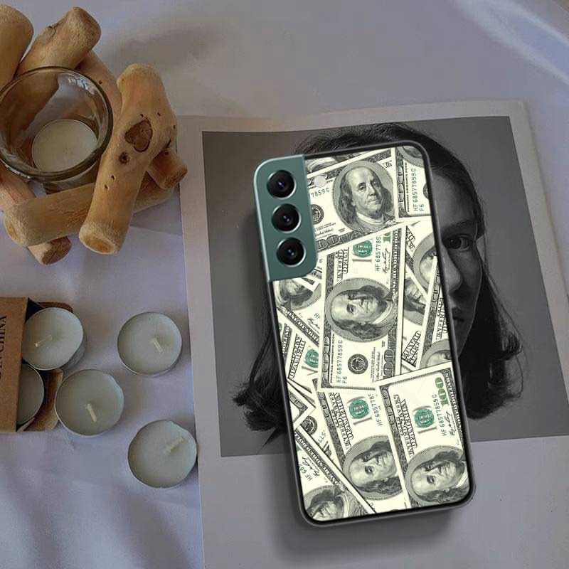 Banknote Dollar Cash Money Phone Case For Samsung A15 A25 A35 A55 Galaxy A70S A50S A30S A30 A40 A71 A51 A41 A31 A21 A11 A01 A20S