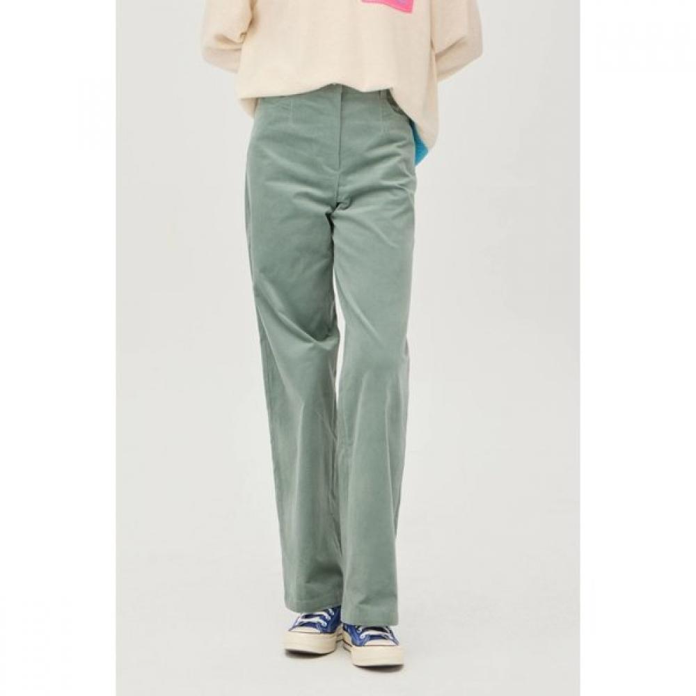 Benetton Solid Velvet Wide Pants Bapt60561