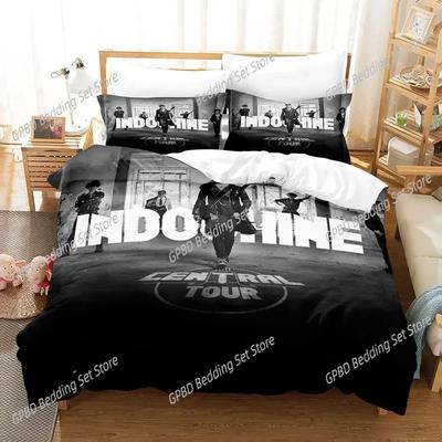 3D Print Indochine Rock Bedding Set For Bedroom Soft Modern Bedspreads Comefortable Kids Duvet Cover Quilt Cover And Pillowcase