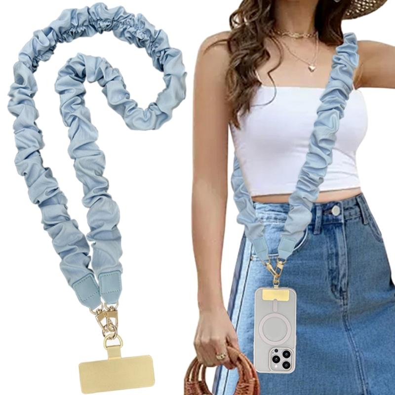 Fashionable Mobile Phone Holder With Wide Shoulder Strap Ergonomic Design 6 Trendy Colors Available