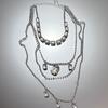 Multilayer Back Body Chain Tassels Shine Rhinestone Necklace Shoulder Chain Necklace  Wedding